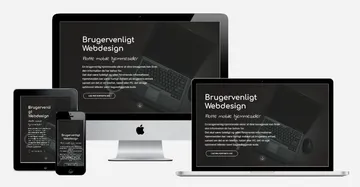 Hjemmeside til brugervenligt.dk lavet af SN Webdesign