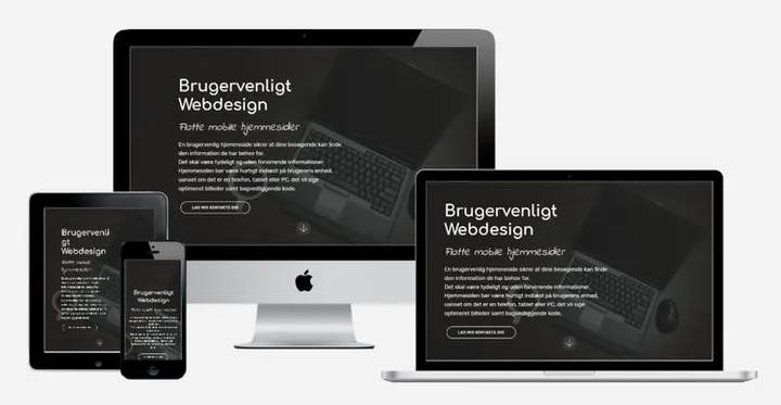 Hjemmeside til brugervenligt.dk lavet af SN Webdesign