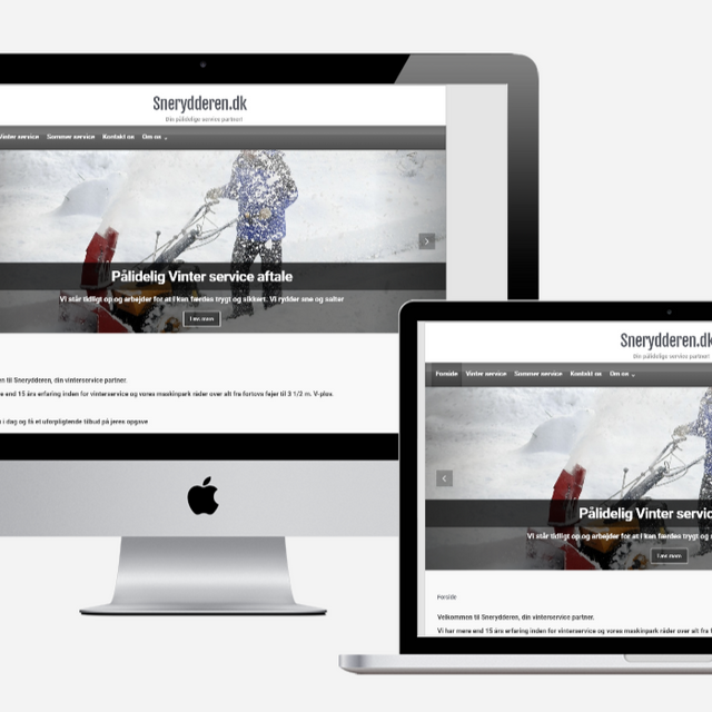 Flot mobilvenlig hjemmeside fra SN-Design